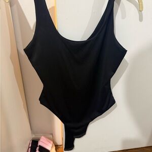 Black One-Piece Swimsuit
